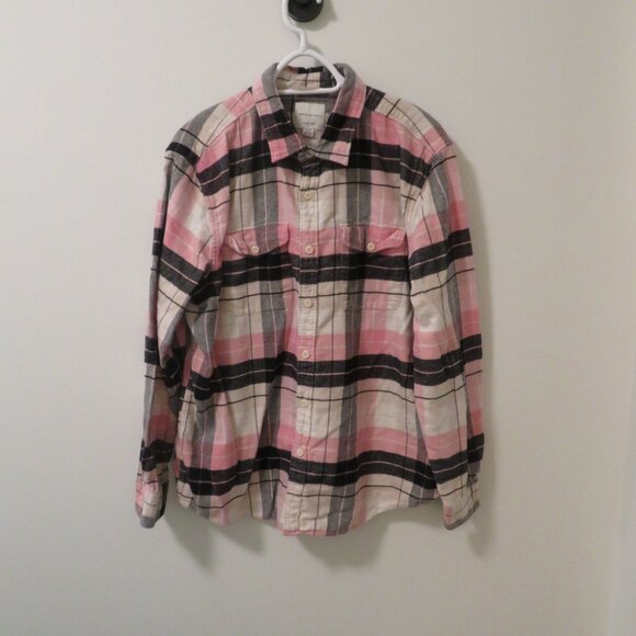American Eagle Pink Plaid Flannel Shirt. Size XL - Picture 1 of 4